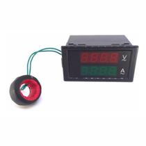 Voltimetro Amperímetro Painel Ac 110v 220v 100a Tc Digital