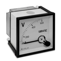 Voltímetro analogico 0-600vac 72mm