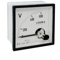 Voltimetro analogico quadrado 72mm 600v Voltimetro analogico quadrado 72mm 600v