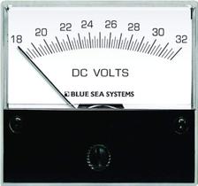 Voltímetro Blue Sea Systems 8240 DC analógico para equipamentos de pesca