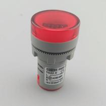 Voltímetro Digital Ac Ca Painel Embutir 110v 220v 22mm Led