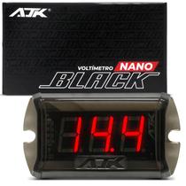 Voltímetro Digital AJK Eletronics LED Vermelho 30V Nano Black
