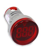 Voltímetro Digital (Corrente Contínua) AD22-22VS-DC-R - Vermelho 22mm - 5-60Vcc