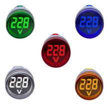 Voltímetro Digital DC 5V-60Vcc Embutir 22mm - Snetec SVR1-CC