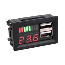 Voltímetro Digital De Alta Corrente 0-100V Com Display LED Para Carro, Motocicleta, Eletromóvel Voltímetro Digital De Alta Corrente 0-100V Com Display LED Para Carro, Motocicleta, Eletromóvel