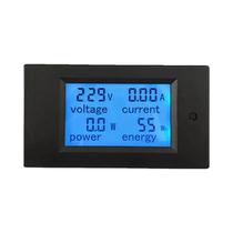 Voltímetro Digital De Alta Faixa, Amperímetro Lcd 4 Em 1 DC6.5-100V AC80-260V 20a/100a Detector De