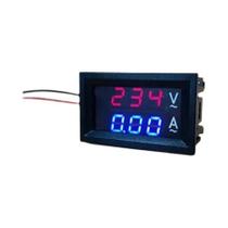 Voltímetro Digital De Alta Precisão, Amperímetro DC 100V 10A, Display LED, Testador De Corrente De