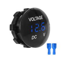 Voltímetro Digital em LED Azul de 12v P/ Embarcação e Carros Voltímetro Digital em LED Azul de 12v P/ Embarcação e Carros