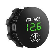 Voltímetro Digital LED À Prova d'Água 12V Medidor De Tensão Para Carro Barco Testador De Bateria