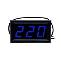 Voltímetro Digital Led AC CA 110v 220v 380v - Azul