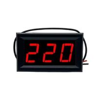 Voltímetro Digital Led AC CA 110v 220v 380v - Vermelho