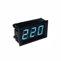 Voltimetro Digital Led Colorido Ac Ca 110v 220v 380v