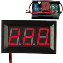 Voltímetro Digital Medidor AC 70-500v Painel Tomada Energia Elétrica 110v 220v Vermelho Voltímetro Digital Medidor AC 70-500v Painel Tomada Energia Elétrica 110v 220v Vermelho