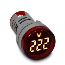 Voltímetro Digital Sinaleiro 22mm AD22-22VS-R 500Vca Vermelho Sibratec Voltímetro Digital Sinaleiro 22mm AD22-22VS-R 500Vca Vermelho Sibratec