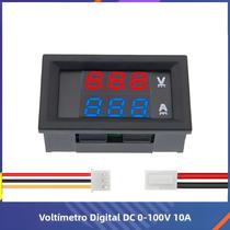 Voltímetro E Amperímetro Digital Com Display Duplo DSN-VC288 DC 100V 10A Medidor De Tensão E