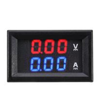 Voltímetro e Amperímetro Digital DC 0 A 100V 10A - Medidor de Tensão e Corrente