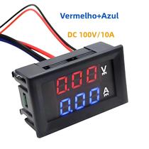 Voltímetro E Amperímetro Digital Duplo LED Azul Vermelho 100V 10A Módulo De Exibição DSN-VC288 Alta Voltímetro E Amperímetro Digital Duplo LED Azul Vermelho 100V 10A Módulo De Exibição DSN-VC288 Alta