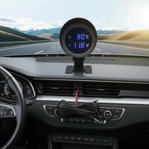 Voltímetro e Marcador De Temperatura Automotivo 12 e 24v Klx Voltímetro e Marcador De Temperatura Automotivo 12 e 24v Klx