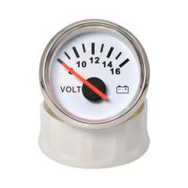 Voltímetro Marinho Universal À Prova d'Água De 52mm 8-16V Com Luz De Fundo Vermelha Medidor De