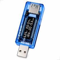 Voltímetro Portátil Digital Saída Usb Tensão Amperagem