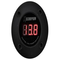 Voltimetro redondo preto XSCORPION DVM3RB
