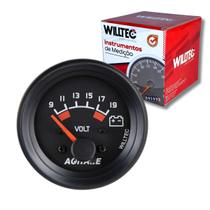 Voltímetro Relógio 9-19v 12v Agrale Marruá Caminhão 60mm