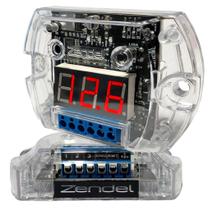 Voltímetro sequencial 12 volts led vermelho com sequenciador