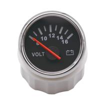 Voltímetro Universal Marinho À Prova d'Água De 52mm 8-16V Com Luz De Fundo Vermelha, Medidor De Voltímetro Universal Marinho À Prova d'Água De 52mm 8-16V Com Luz De Fundo Vermelha, Medidor De
