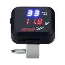 Voltímetro Universal Para Motocicleta, Termômetro, Indicador De Carregador USB, Medidor De