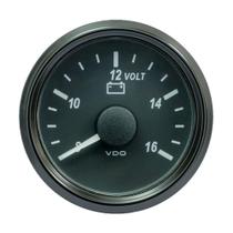 Voltímetro VDO SingleViu 52mm para sistemas de 12V