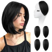 Volumizador de cabelo Clip-in REECHO Short Thick Black 20cm 8g