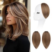 Volumizador de cabelo Clip-in REECHO Short Thick Light Brown