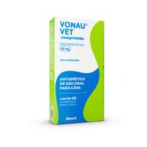 Vonau Vet 18mg 10 Comprimidos - Antiemético para Cães Vonau Vet 18mg 10 Comprimidos - Antiemético para Cães