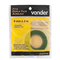 Vonder Fita Dupla Face Acrílica 09mmX2m