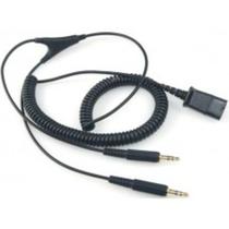 Vonera Hs-Qd-P2 Cabo Quick Disconnect Plug 3.5Mm Para Pc