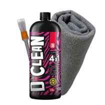 Vonixx D-Clean Multiuso para Limpeza Interna Externa Pré-Lavagem e Desengraxe Com Pincel e Microfibra Vonixx D-Clean Multiuso para Limpeza Interna Externa Pré-Lavagem e Desengraxe Com Pincel e Microfibra