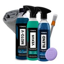 Vonixx Moto-V V-Blend e Vexus Com Microfibra Pincel Aplicador Vonixx Moto-V V-Blend e Vexus Com Microfibra Pincel Aplicador