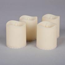 Votive Candle Gerson, 3,8 x 4,3 cm, LED, operado por bateria, pacote com 4 unidades Votive Candle Gerson, 3,8 x 4,3 cm, LED, operado por bateria, pacote com 4 unidades