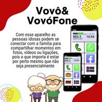 Vovo&vovofone128gb 4g redes sociais zap face insta - SAMSUNG