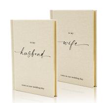 Vow Book define designs de álbuns modernos para marido/mulher