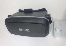 Vr Box Oculos Realidade Virtual 3D Black + Controle - Vr-box