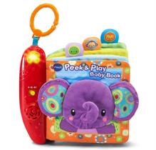 VTech Baby Peek e Play Baby Book Amazon Exclusive, Purple