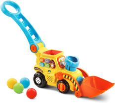 VTech Pop-a-Balls Push &amp Pop Bulldozer,Yellow