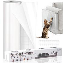 Vuesill Protetor de Móveis Anti Arranhões de Gato Fita de Vinil Transparente Espessa 160" x 12,6" (406 cm x 32 cm), Protetor de Sofá Autoadesivo Unilateral, Flexível para Cantos de Sofá, Portas, Paredes, Cama, Couro Vuesill Protetor de Móveis Anti Arranhões de Gato Fita de Vinil Transparente Espessa 160" x 12,6" (406 cm x 32 cm), Protetor de Sofá Autoadesivo Unilateral, Flexível para Cantos de Sofá, Portas, Paredes, Cama, Couro