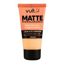 Vult Base Alta Cobertura Vegano Matte Hidraluronic V150 26Ml