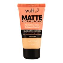 Vult Base Alta Cobertura Vegano Matte Hidraluronic V170 26ml