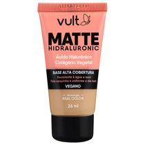 Vult Base Alta Cobertura Vegano Matte Hidraluronic V180 26Ml