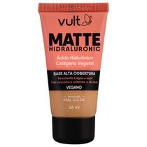 Vult Base Alta Cobertura Vegano Matte Hidraluronic V320 26Ml