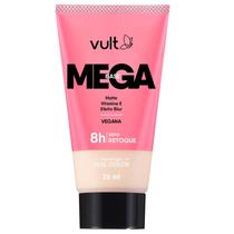 Vult Mega Base Líquida Matte V200 Efeito Blur Zero Retoque 26ml