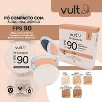 Vult Pó Compacto Facial Médio Cor 3 Com Proteção Solar FPS90 - 6g